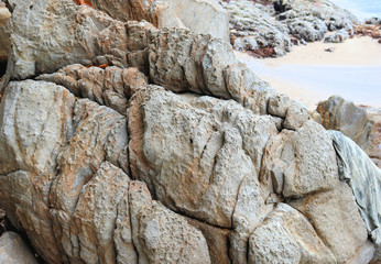 rocks on the beach