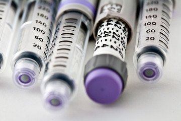 Insulin injection pen - obrazy, fototapety, plakaty