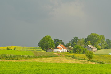 Przed burzą. Polska - Mazury - Warmia.