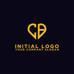 logo design for the company, Inspiration from the initial letters of the CB logo icon. - Vector