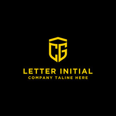logo design for the company, Inspiration from the initial letters of the CG logo icon. - Vector
