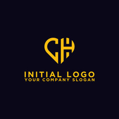 logo design for the company, Inspiration from the initial letters CH logo icon. - Vector