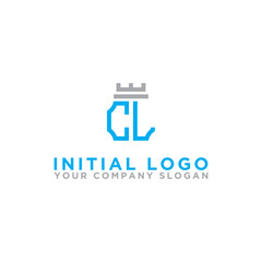 logo design for companies, Inspiration from the initial letters of the CL logo icon. - Vector