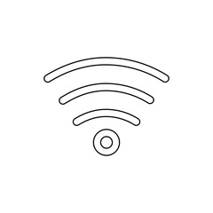 Wireless icon. Online network symbol