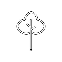 Tree icon. Natural ecology symbol