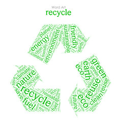 Word Art - Recycle