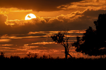 Lovely Sunset from Shenandoah National Park 