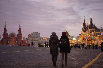 Russia Moscow Red Square feb 2019