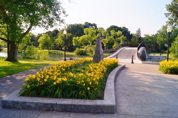 road in the park