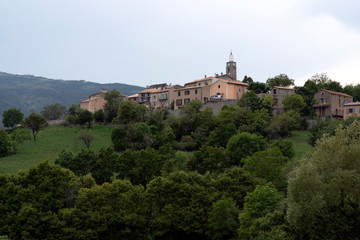 Fototapeta na wymiar Village of Saint Julien du Verdon in Provence, France