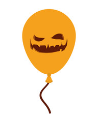 halloween balloon helium with face