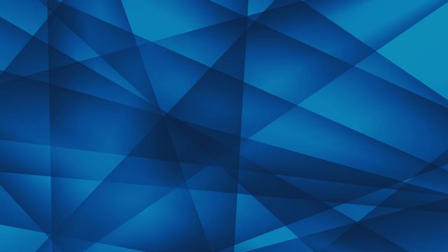 Abstract blue triangles background, loop.
