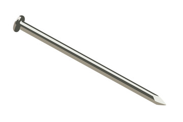  steel nail vector illustration isolated