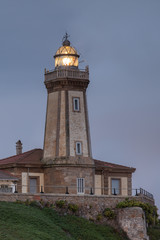 Aviles lighthouse in Asturias, Spain