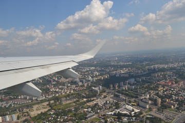 Fototapeta na wymiar aerial view of city
