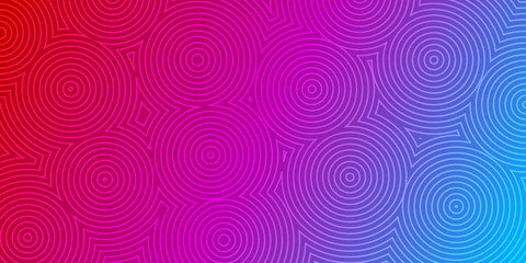 Obraz na płótnie Canvas Abstract background of concentric circles in purple and blue colors