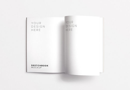Open Sketchbook Mockup