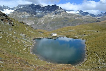 Schwarzsee, Zermatt - obrazy, fototapety, plakaty