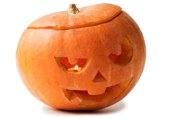 Halloween Pumpkin isolated on white background