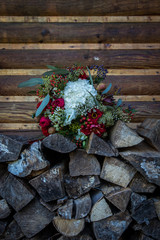 Decorated wedding flower