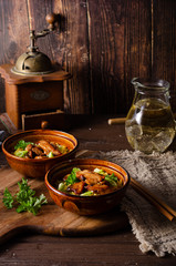 Fresh tomato pasta with salmon