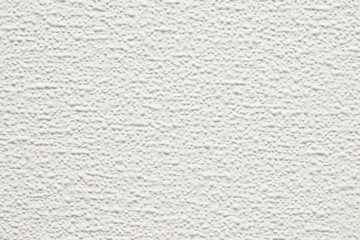 Textured paintable wallpaper covered by white paint