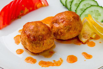 Turkey meatballs in tomato sauce