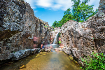 Vize Sergen, hell waterfalls, Kirklareli, Turkey