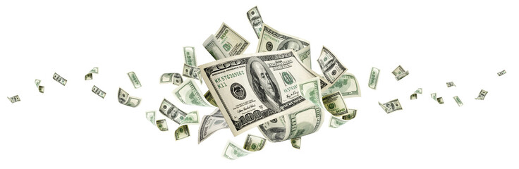 Dollar sign. American money. Cash background, us bill. Money fal