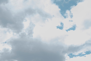 blue sky with white clouds
