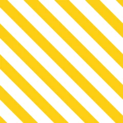  Helder gele zomer kleur decoratieve diagonale achtergrond gemaakt van geometrische lijnen Geel naadloos patroon © Tani Kuzminka