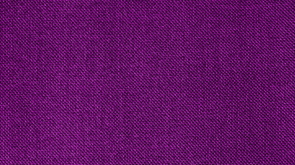 Blank purple woven fabric background. Textile material texture. Closeup. 