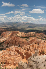 Fototapeta na wymiar View of the Bryce Canyon Utah