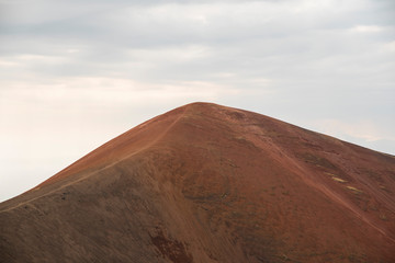 Fototapeta na wymiar Beautiful landscape, panoramic view on the volcanic red mountains. Armenia Azhdahak mountain. 