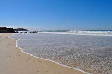 Fototapeta premium coastal view and sandy beach, Port Macquarie, NSW, Australia