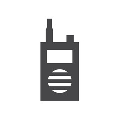 Walkie talkie vector icon, simple sign for web site and mobile app.