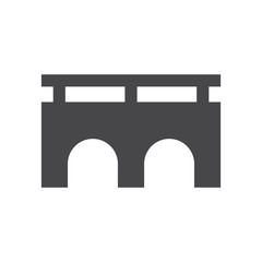 Bridge vector icon, simple sign for web site and mobile app.