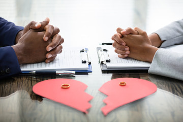 Wedding Rings And Broken Heart