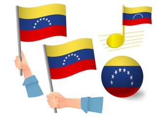 venezuela flag icon set