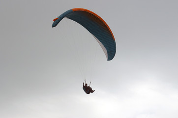 paraglider in the sky