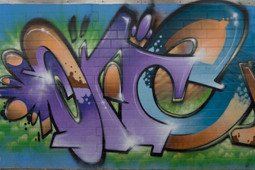 Buntes Graffiti