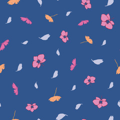 flower leaf seamless repeat patternd design