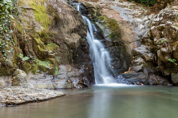Fototapeta premium Zonguldak Eregli stone lake waterfall