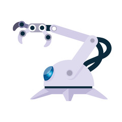 Isolated technology robot vector design