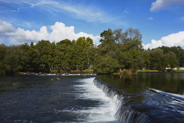 Adaúfe river beach, Braga. Portugal destination