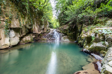Naklejka na ściany i meble Zonguldak Eregli kayalidere waterfalls