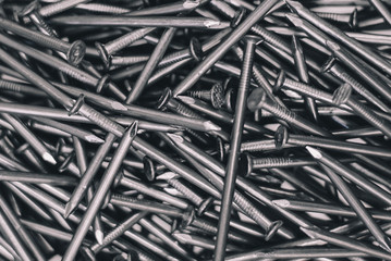 Building accessories nails or screws.