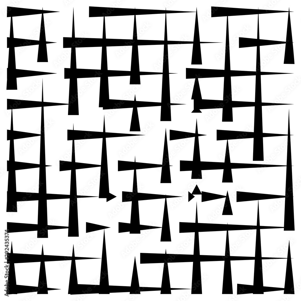 Poster grid, mesh abstract geometric pattern. segmented intersect lines. crossing dynamic stripes texture. random dashed streaks lattice. abstract grating, trellis design