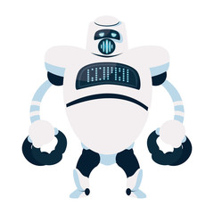 Technology robot cartoon vector design