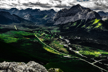 view of mountains